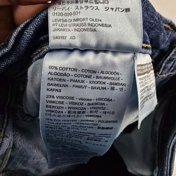 Levi's‎ Boyfriend Jeans 29 Distressed Medium Wash Denim 4484 - Picture 11 of 13